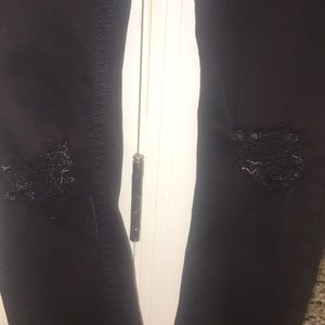 TopShop Jamie black skinny jeans